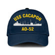 Uss Cacapon Ao-52 Classic Baseball Cap, Custom Print/embroidered Us Navy Ships Classic Cap, Gift For Navy Veteran