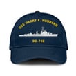 Uss Harry E. Hubbard Dd-748 Classic Baseball Cap, Custom Print/embroidered Us Navy Ships Classic Cap, Gift For Navy Veteran