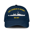 Uss Charles S Sperry Dd-697 Classic Baseball Cap, Custom Print/embroidered Us Navy Ships Classic Cap, Gift For Navy Veteran