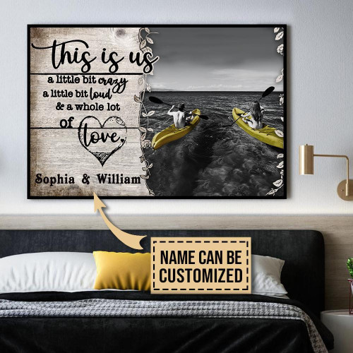 Personalized Canvas Art Painting, Canvas Gallery Hanging Home Decoration  Kayaking A Little Bit Of  Framed Prints, Canvas Paintings