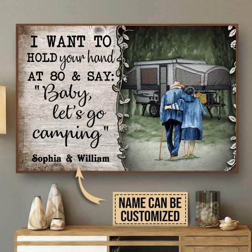 Personalized Canvas Painting Frames Home Decoration Camping Popup Baby Lets Go  Framed Prints, Canvas Paintings