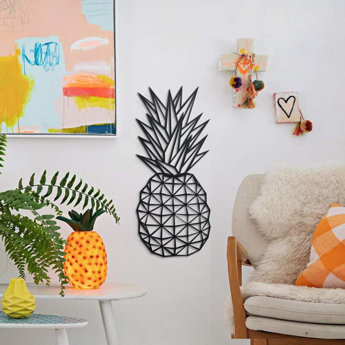 Pineapple Decor Wall Art Cut Metal Sign Laser Cut Metal Signs Custom Gift Ideas