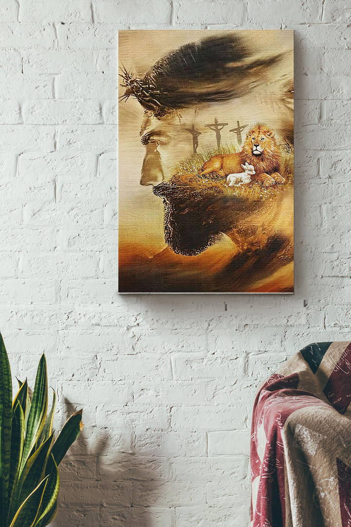 God And The Lion In His Head Canvas Canvas Gallery Painting Wrapped Canvas  Wrapped Canvas 8x10