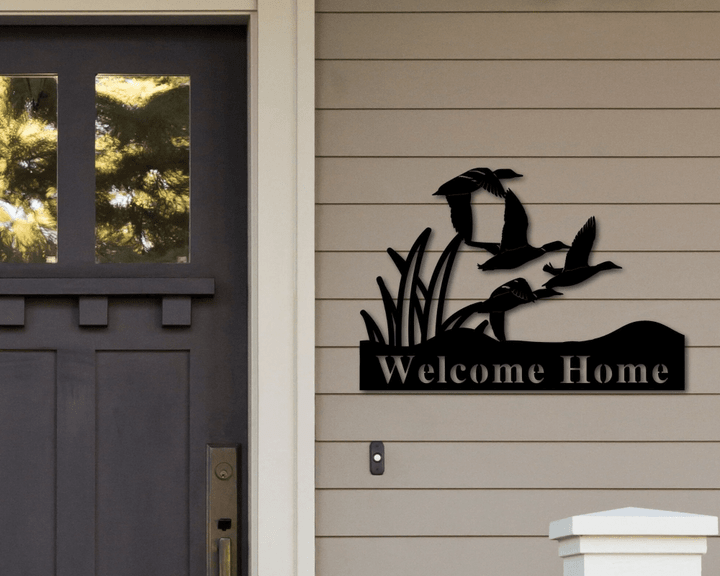 Metal Welcome Sign Outdoor Welcome Sign Housewarming Gift Realtor Closing Gift Welcome Sign Home Metal Welcome Sign