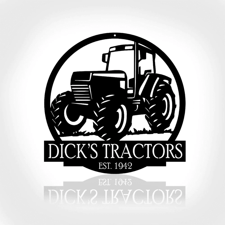 Farm Sign Farm Metal Sign Tractor Name Sign Farm Metal Sign Farm Tractor Sign