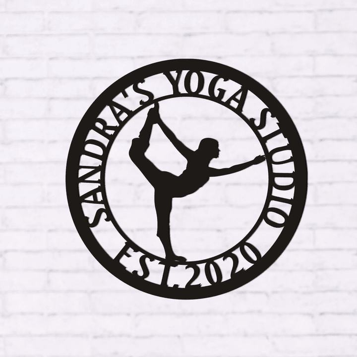 Yoga Sign Yoga Decor Yoga Academy Wall Art Studio Decor Yoga Gift Cristmast Gift Personelized Yoga Decor