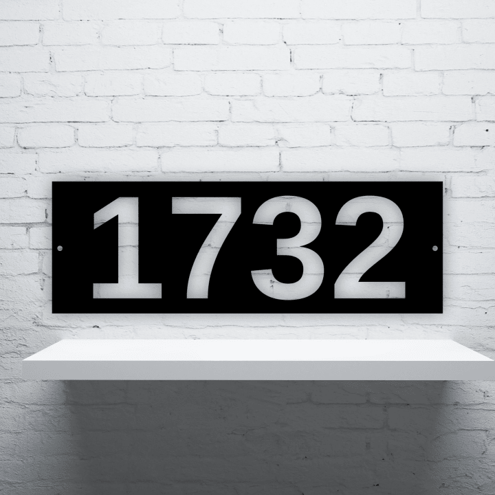 House Number Sign House Numbers Address Plaque Address Sign House Number House Number Plaque Modern Address Sign
