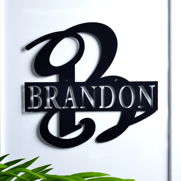 Metal Wall Artlast Name Signfamily Name Signmetal Monogram Signinitial Signmetal Artfront Porch Signfront Porch