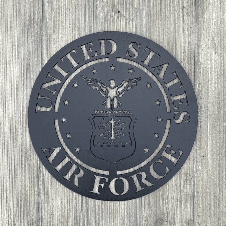 United States Airforce Metal Sign Cutout Cut Metal Sign Wall Metal Art