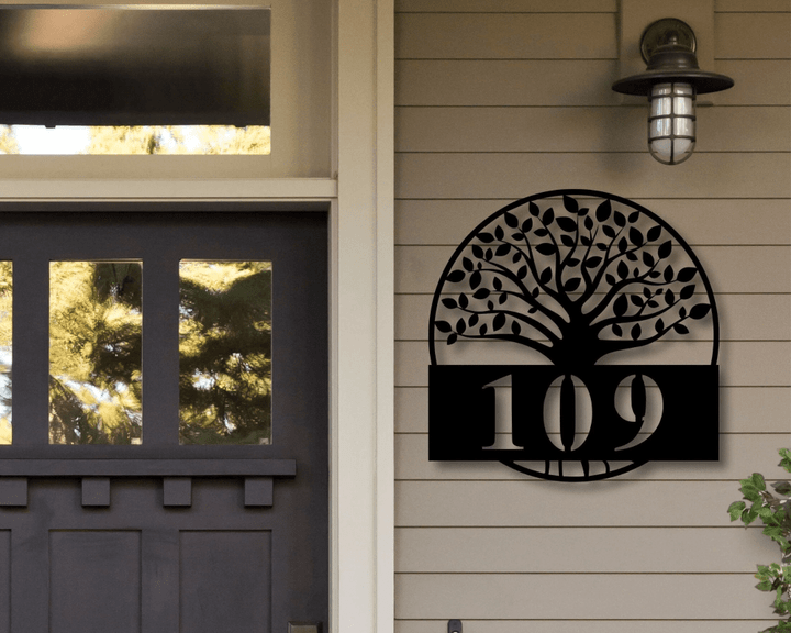 Metal House Numbers - Address Sign - House Number Plaque - Metal Address Numbers - Address Plaque - Front Porch Decor -