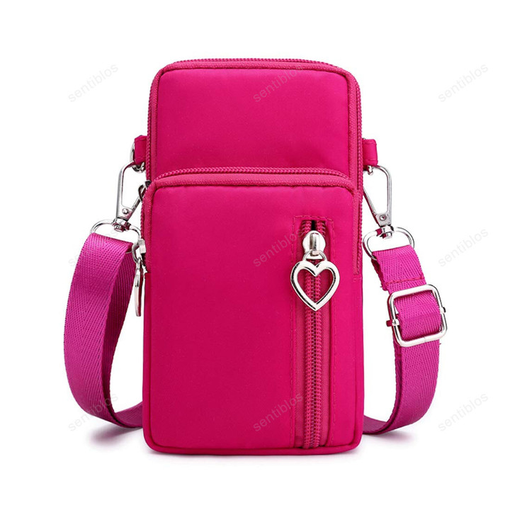 Sentiblos Small Crossbody Cellphone Bag Mini Crossbody Purse Wallet for Women Shoulder Bag for Gril with Adjustable Strap