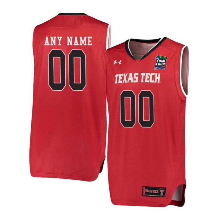 Men #Under Armour Red Texas Tech Red Raiders Custom Basketball Jersey