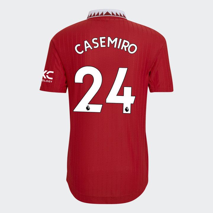 Casemiro #24 Manchester United 2022/23 Home Player Jersey - Red