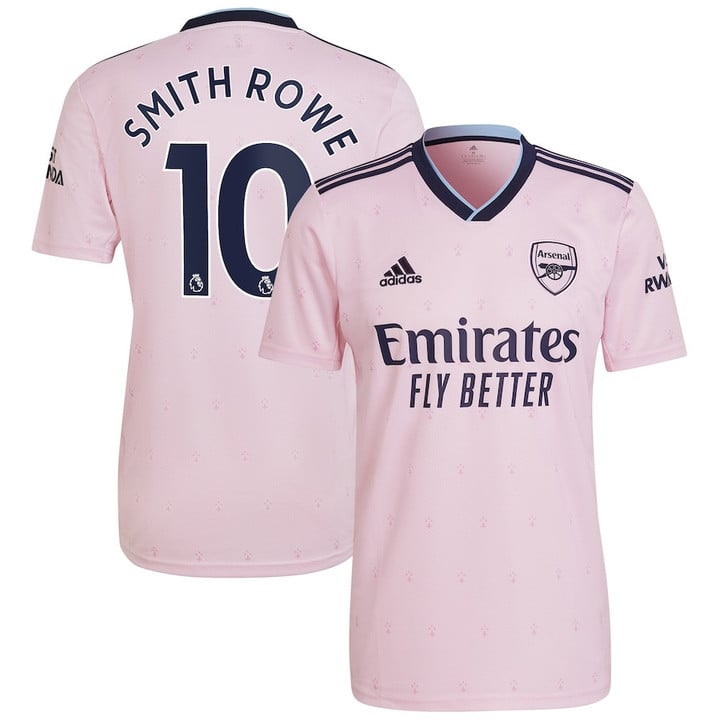 Emile Smith Rowe #10 Arsenal Men 2022/23 Third Player Jersey - Pink