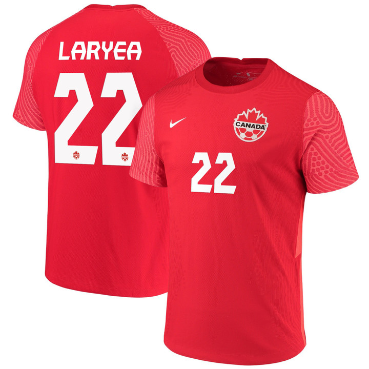 Canada National Team 2022 Qatar World Cup Richie Laryea #22 Red Home Men Jersey - New