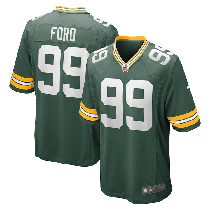 Jonathan Ford #99 Green Bay Packers Game Player Jersey - Green