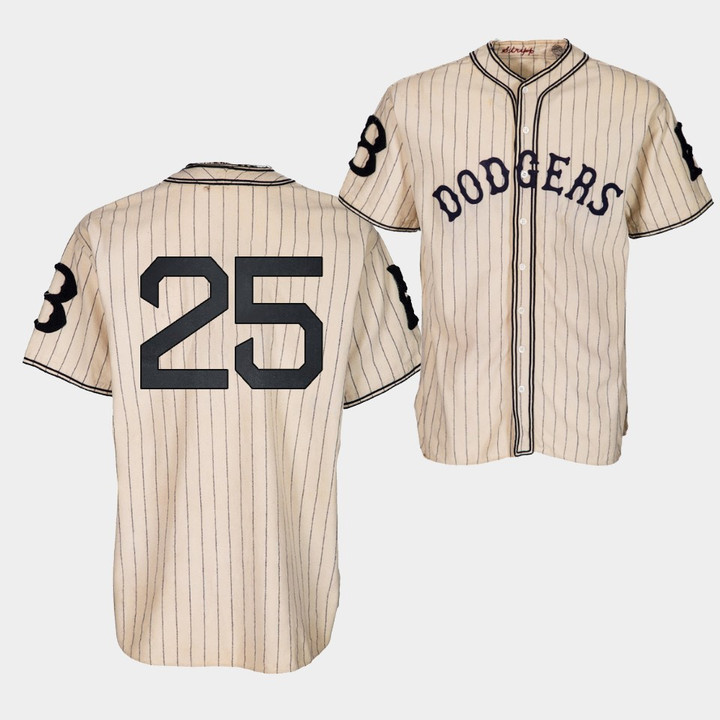 Brooklyn Dodgers Trayce Thompson 1933 Heritage #25 Gold Pinstripe Jersey