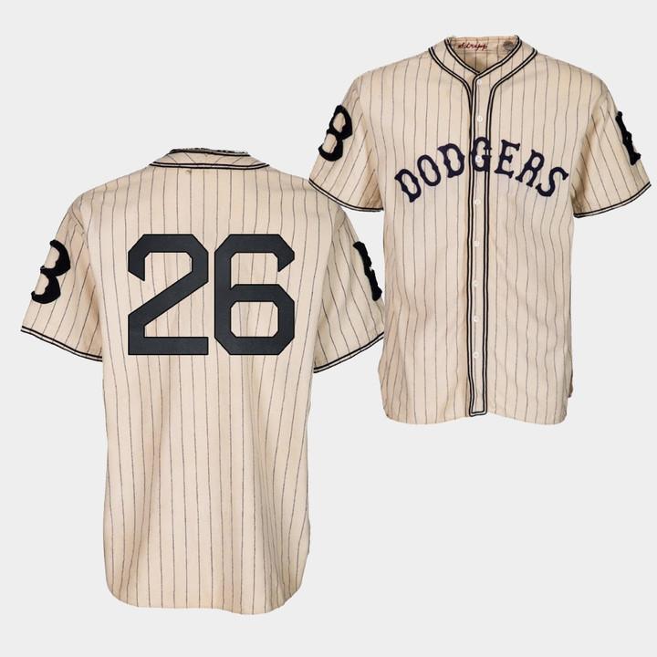 Brooklyn Dodgers Tony Gonsolin 1933 Heritage #26 Gold Pinstripe Jersey