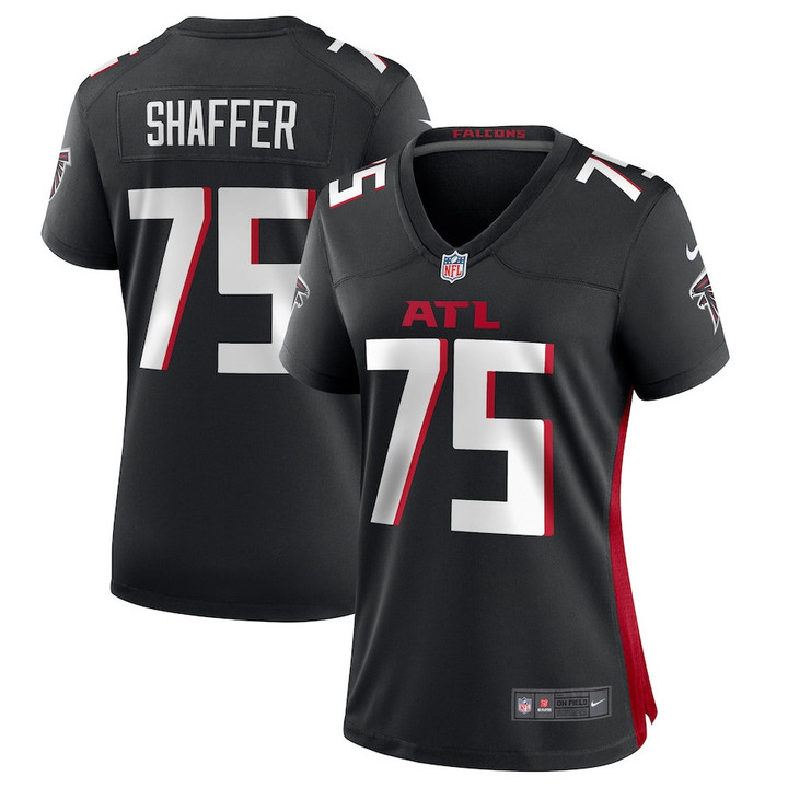 Justin Shaffer Atlanta Falcons Women's Player Game Jersey - Black