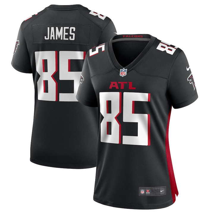 Tyshaun James Atlanta Falcons Women's Player Game Jersey - Black