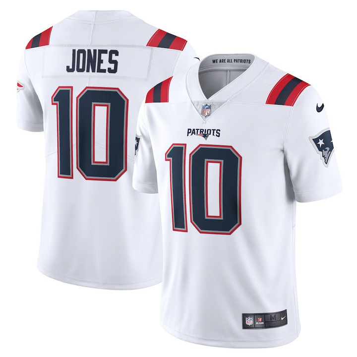 Mac Jones #10 New England Patriots Vapor Limited Jersey - White