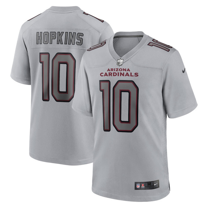 DeAndre Hopkins #10 Arizona Cardinals Atmosphere Fashion Game Jersey - Gray