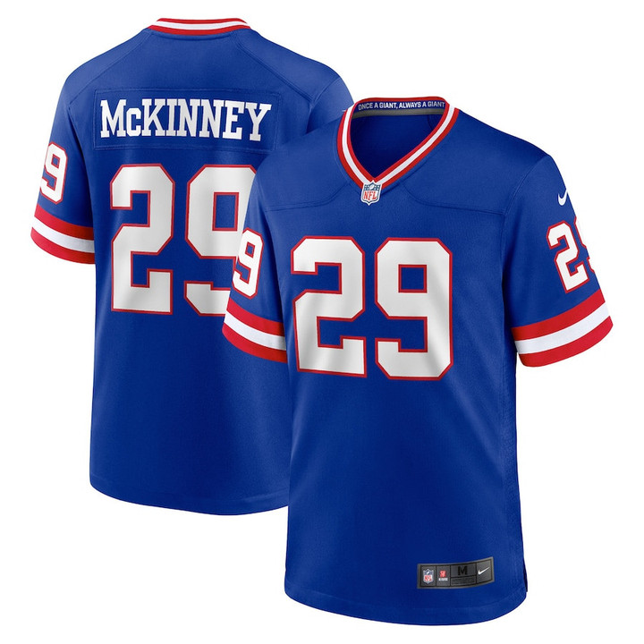 Xavier McKinney #29 New York Giants Classic Player Game Jersey - Royal