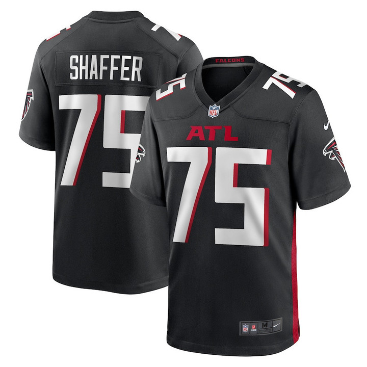 Justin Shaffer Atlanta Falcons Player Game Jersey - Black