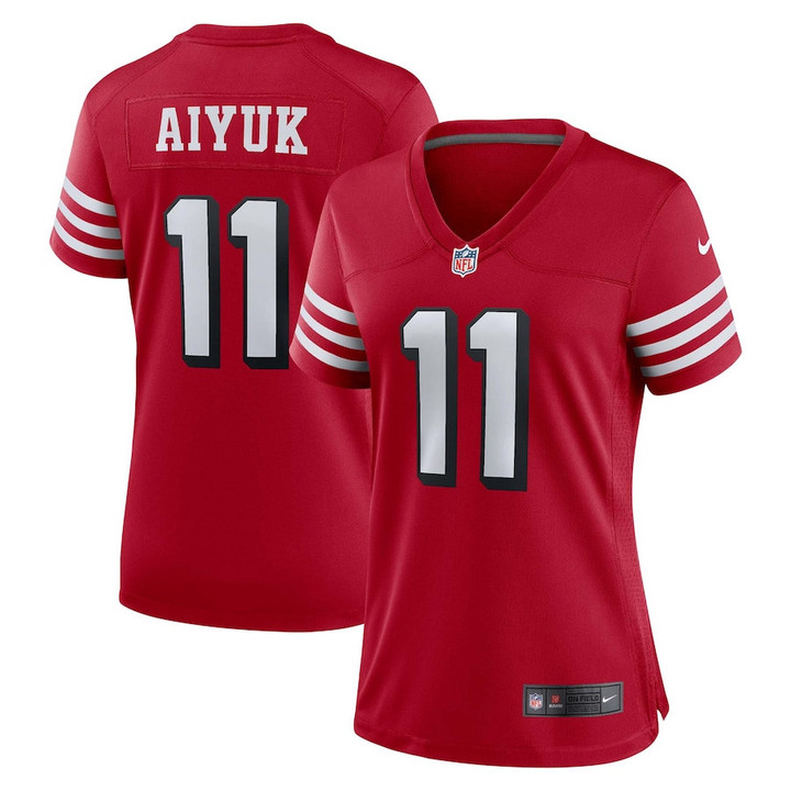 Brandon Aiyuk San Francisco 49ers Women's Alternate Game Jersey - Scarlet