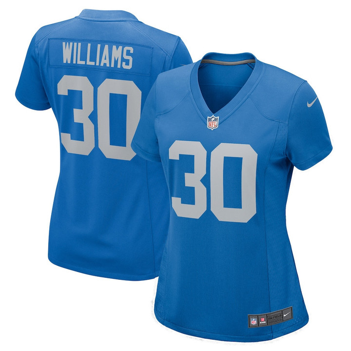 Jamaal Williams Detroit Lions Women's Player Game Jersey - Blue