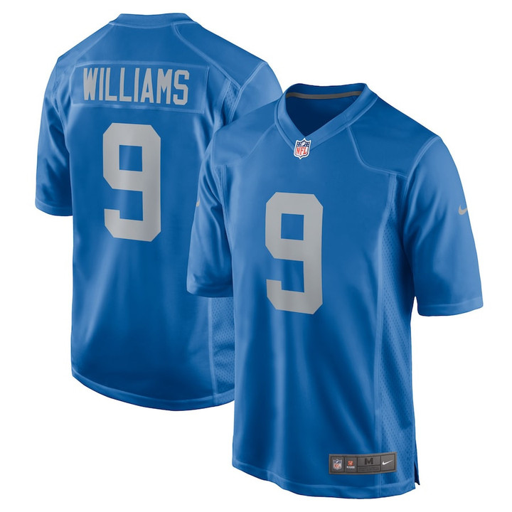 Jameson Williams #9 Detroit Lions Player Game Jersey - Blue