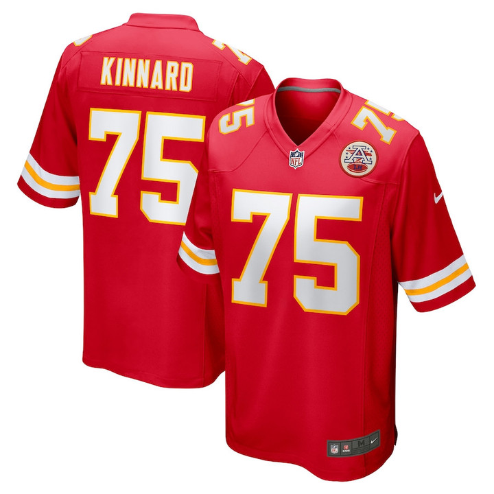 Darian Kinnard #75 Kansas City Chiefs Game Player Jersey - Red