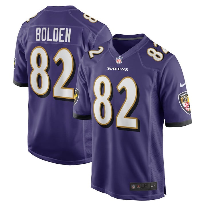 Slade Bolden Baltimore Ravens Player Game Jersey - Purple