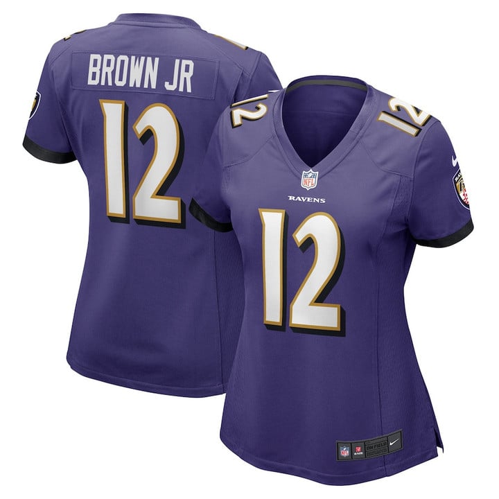 Anthony Brown Baltimore Ravens Women's Player Game Jersey - Purple