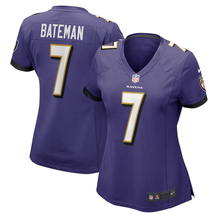 Rashod Bateman Baltimore Ravens Women's Game Jersey - Purple