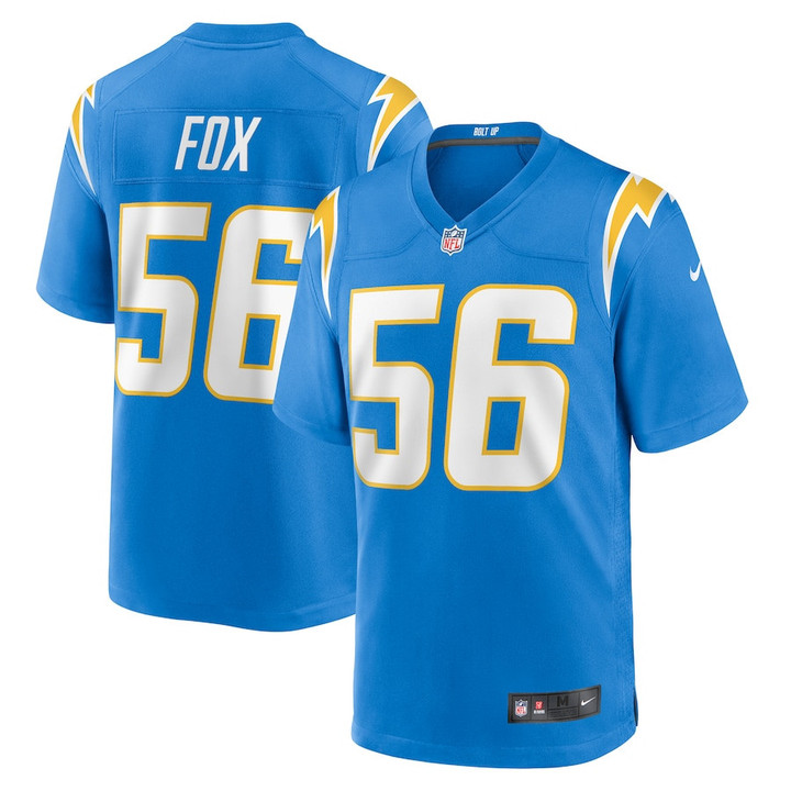 Morgan Fox Los Angeles Chargers Player Game Jersey - Powder Blue