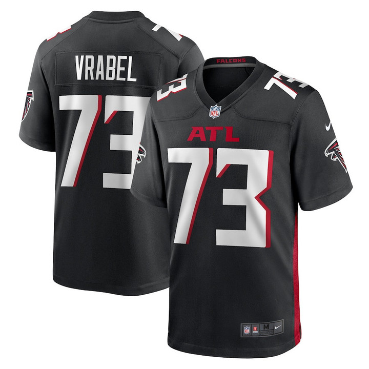 Tyler Vrabel Atlanta Falcons Player Game Jersey - Black
