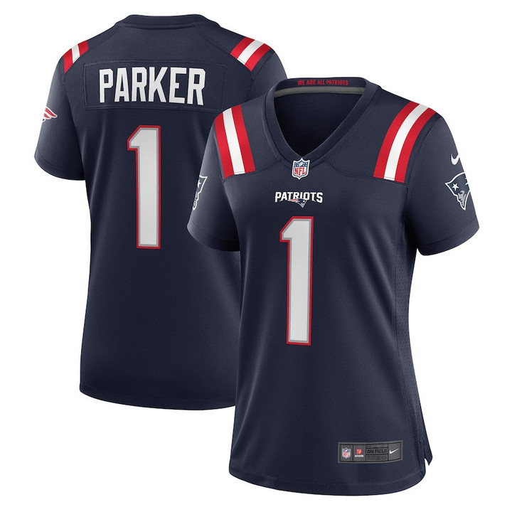 DeVante Parker New England Patriots Women's Game Jersey - Navy