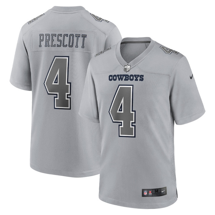Dak Prescott Dallas Cowboys Atmosphere Fashion Game Jersey - Gray