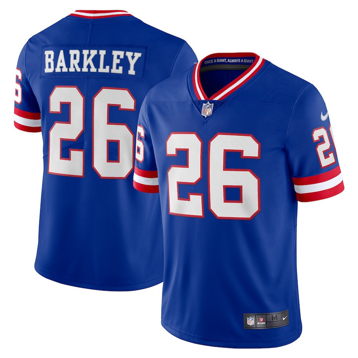 Saquon Barkley #26 New York Giants Classic Vapor Limited Player Jersey - Royal