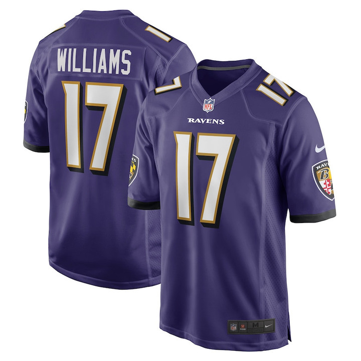 Devon Williams Baltimore Ravens Player Game Jersey - Purple