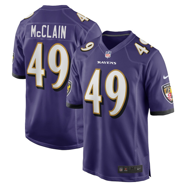 Zakoby McClain Baltimore Ravens Player Game Jersey - Purple