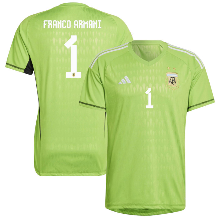 Argentina National Team 2022/23 Franco Armani #1 Goalkeeper Men Jersey