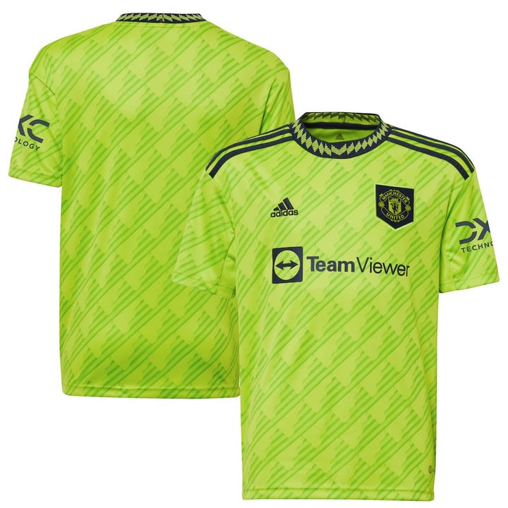 Manchester United Youth 2022/23 Third Jersey - Neon Green