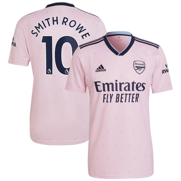 Emile Smith Rowe 10 Arsenal Men 2022/23 Third Player Jersey - Pink