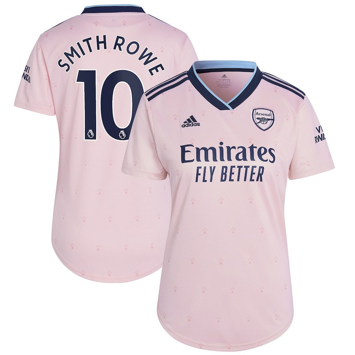 Emile Smith Rowe 10 Arsenal Women 2022/23 Third Jersey - Pink