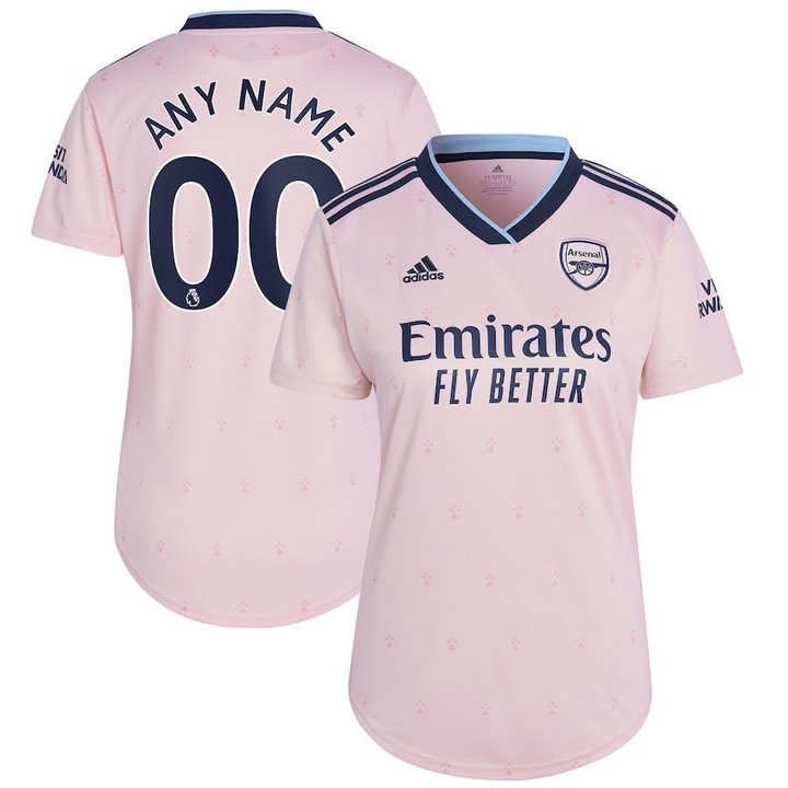Arsenal Women 2022/23 Third Custom Jersey - Pink