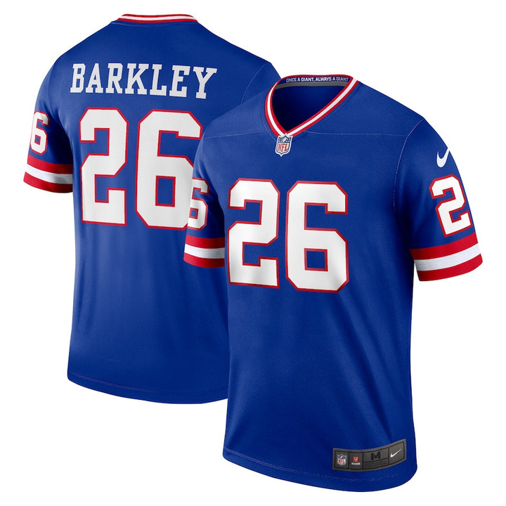 Saquon Barkley 26 New York Giants Classic Player Legend Jersey - Royal