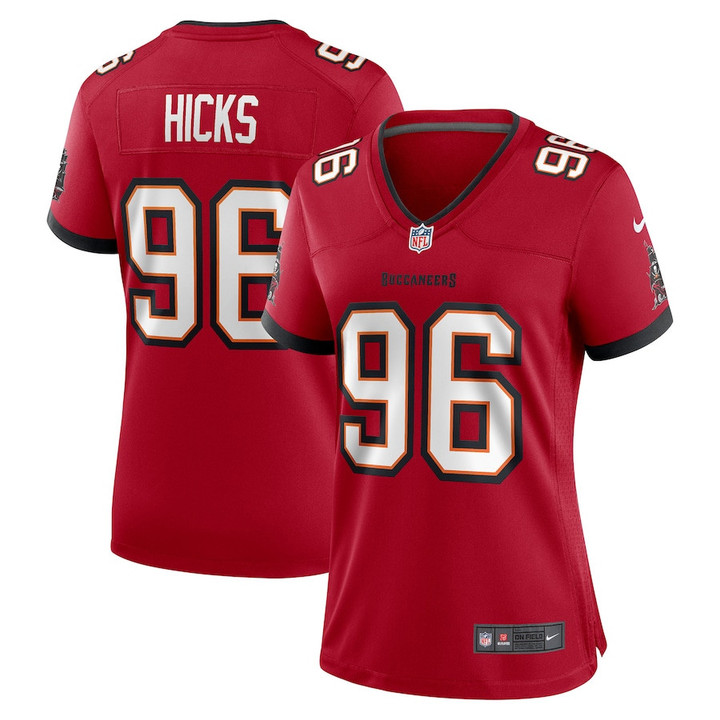 Akiem Hicks Tampa Bay Buccaneers Women's Player Game Jersey - Red