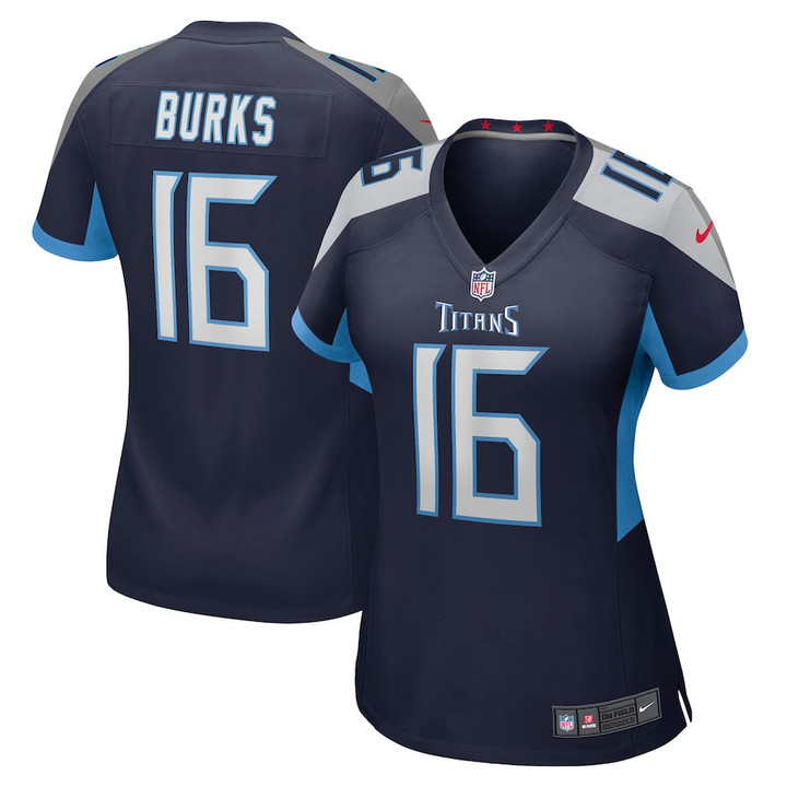 Treylon Burks Tennessee Titans Women's Player Game Jersey - Navy